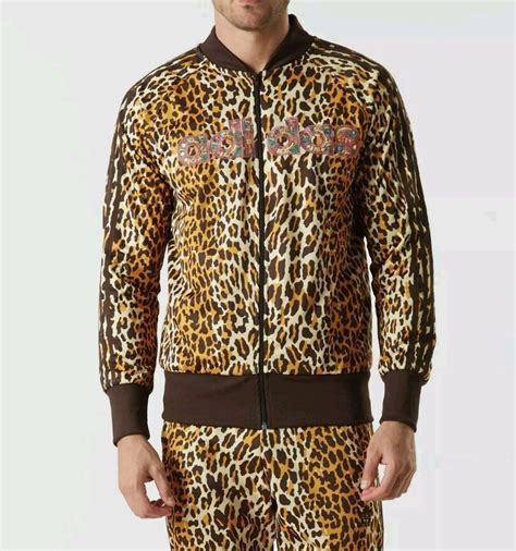 Adidas animal print tracksuit